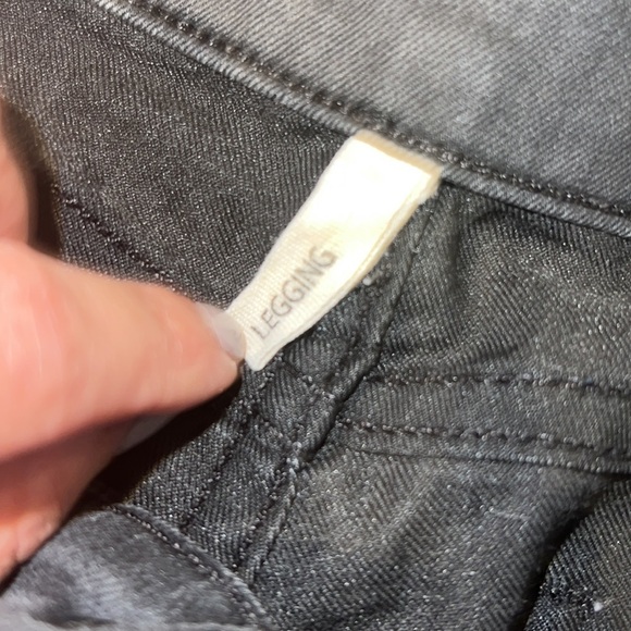 Rag & Bone Jean Legging Size 28 in Shoreditch (Dark Grey/Washed Black) - Picture 8 of 10